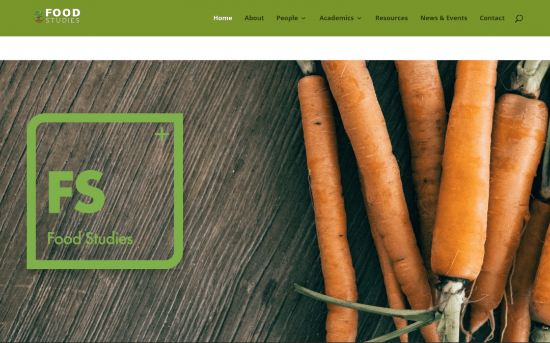 new Food Studies website